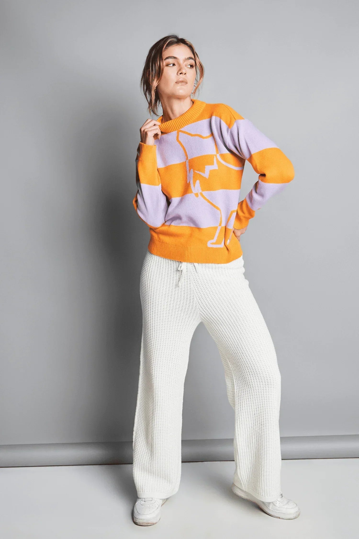 Suéter Akela en tejido de punto suave – Mujer